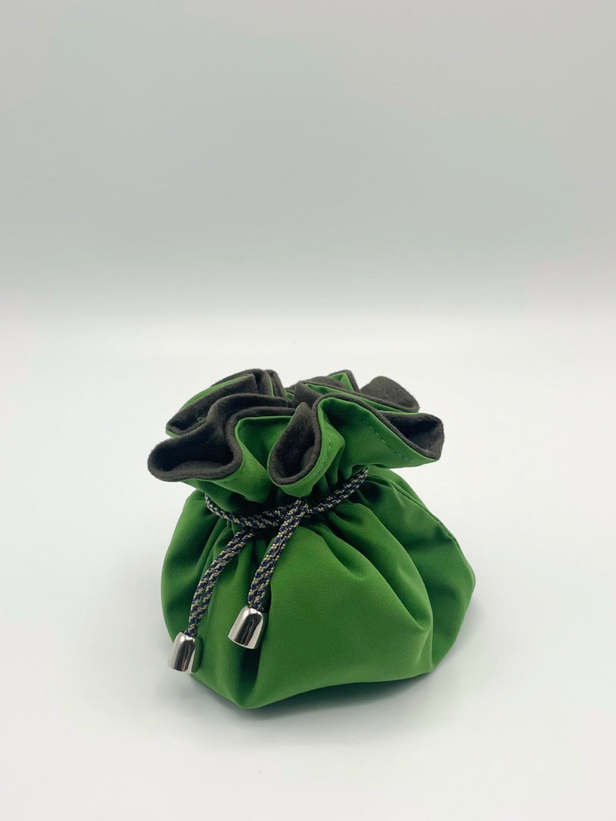 DRAWSTRING JEWELRY BAG Loud Green/Olive