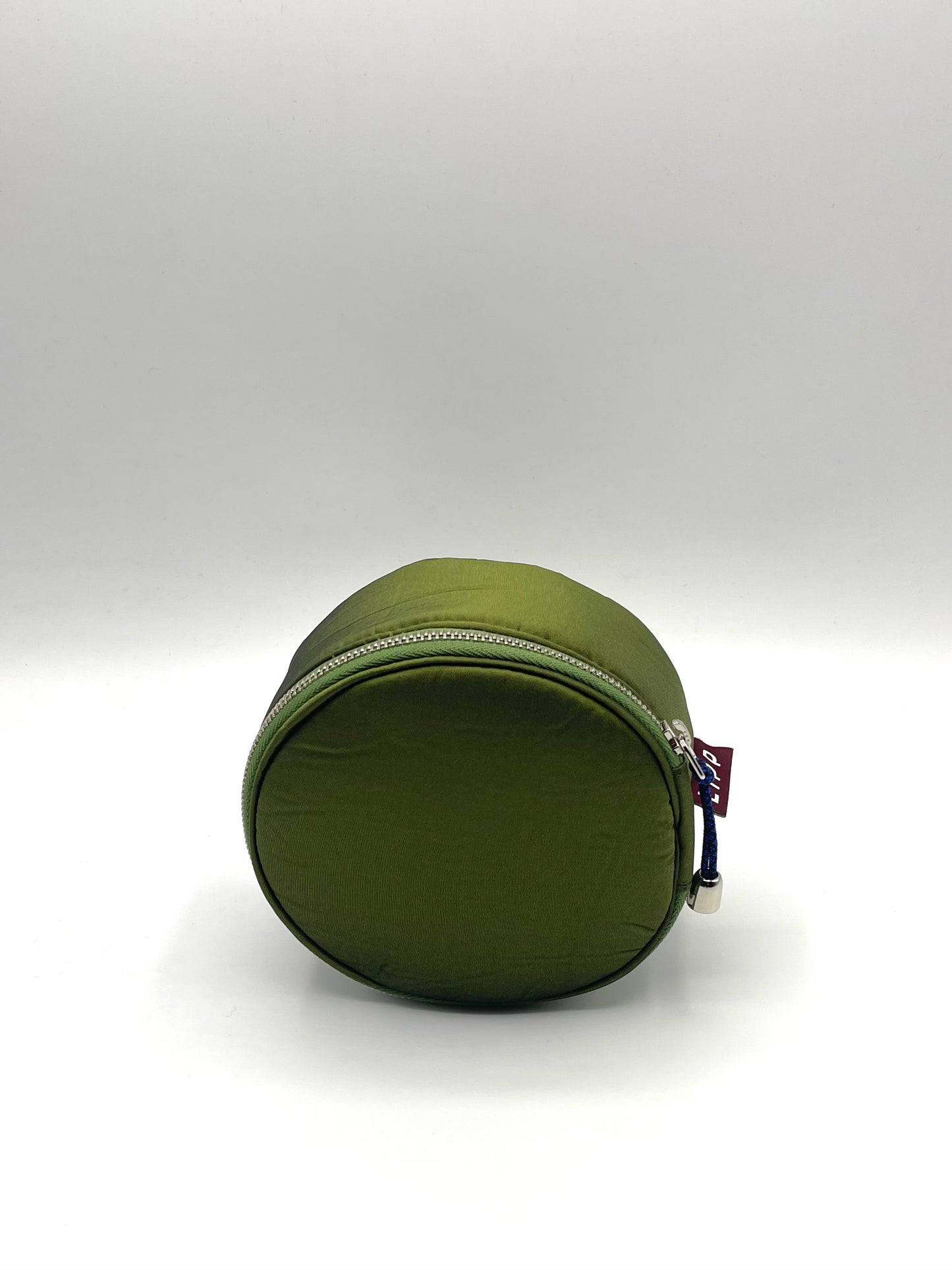 ROUND ZIP JEWELRY BAG Green/Midnight