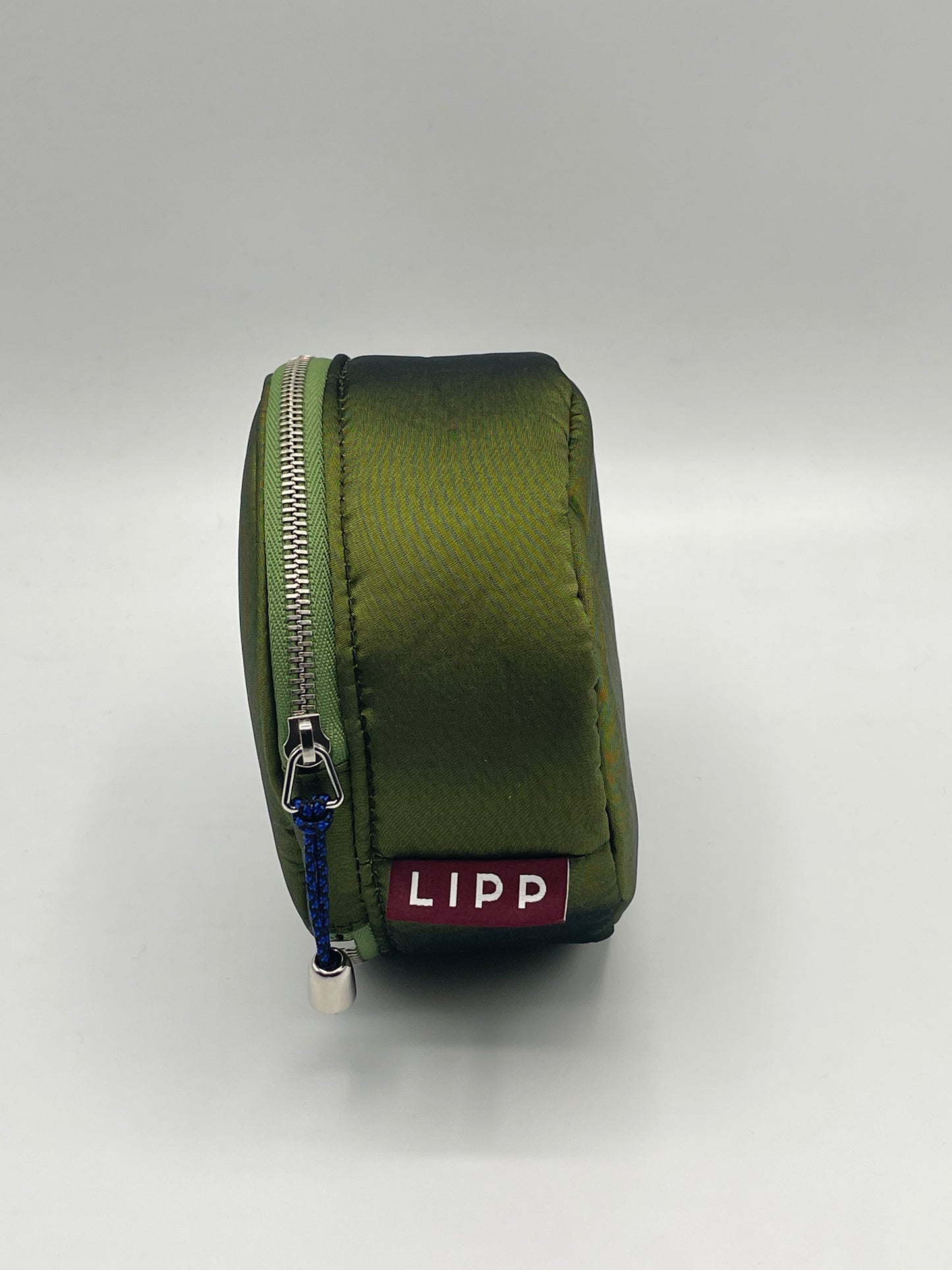 ROUND ZIP JEWELRY BAG Green/Midnight